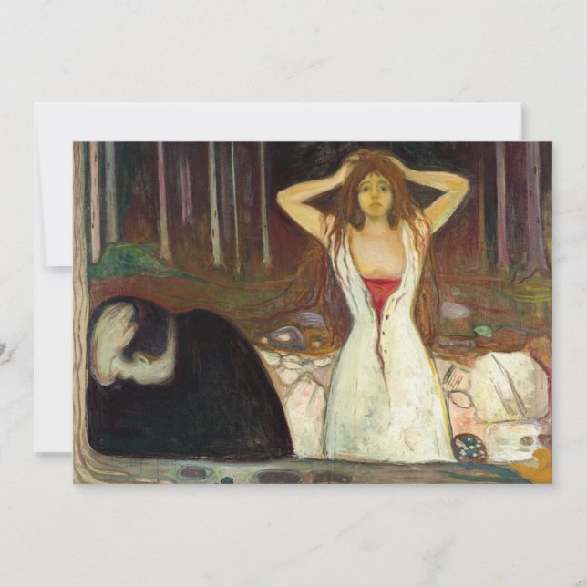 Edvard Munch - Ashes Invitation (Front)