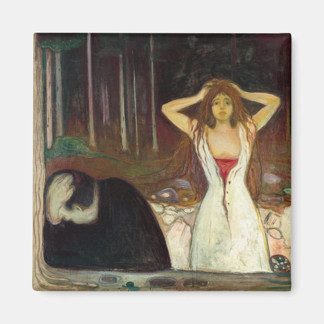 Edvard Munch - Ashes Magnet (Front)