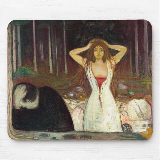 Edvard Munch - Ashes Mouse Pad (Front)