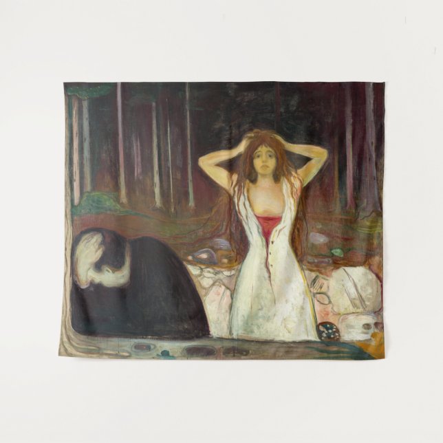 Edvard Munch - Ashes Tapestry (Front (Horizontal))
