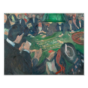 Edvard Munch - At the Roulette Table Photo Print