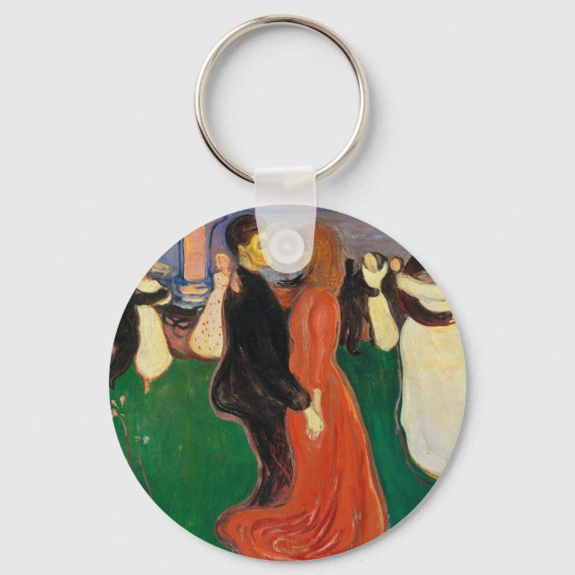 Edvard Munch - Dance Of Life Key Ring (Front)