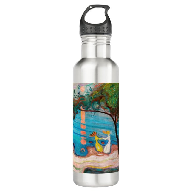 Edvard Munch - Dance on the Beach 710 Ml Water Bottle (Front)