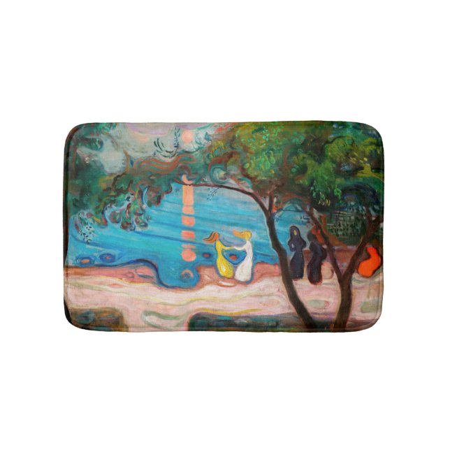 Edvard Munch - Dance on the Beach Bath Mat (Front)