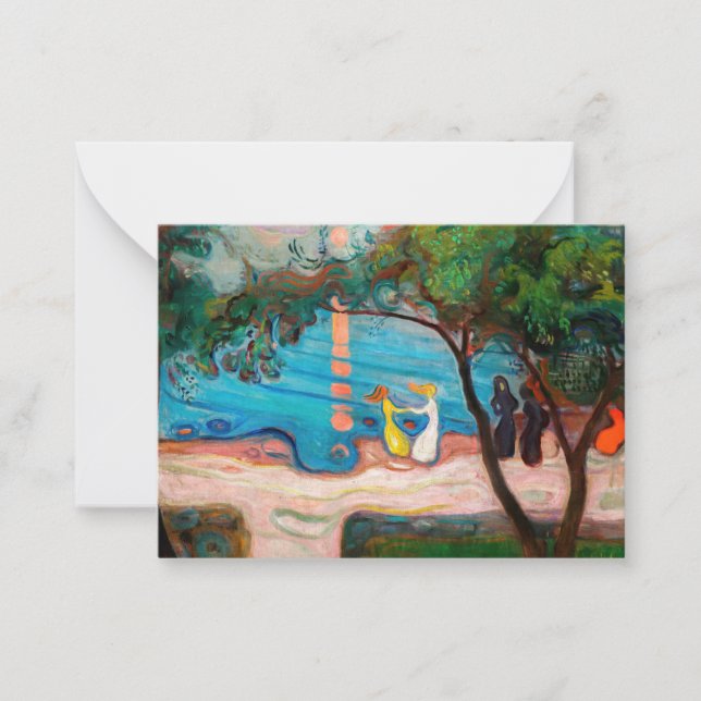 Edvard Munch - Dance on the Beach Card (Front)