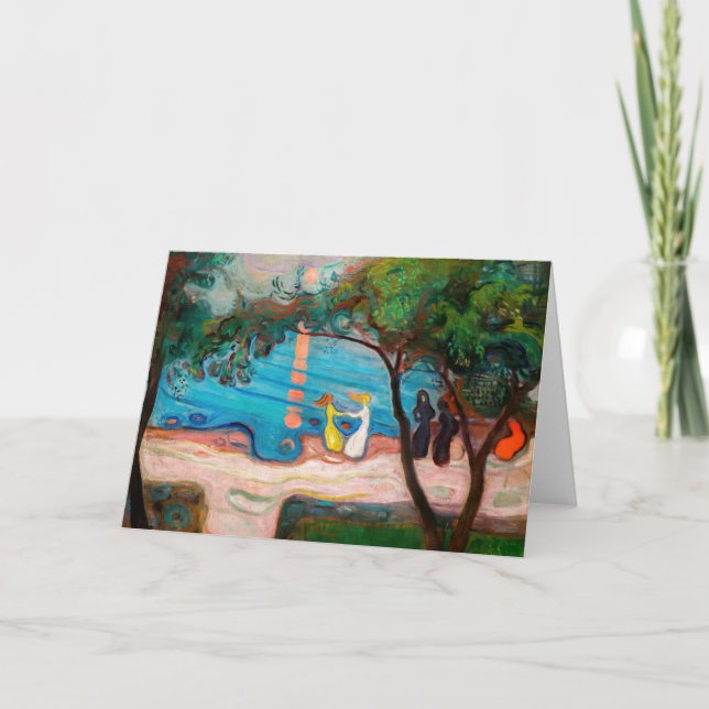 Edvard Munch - Dance on the Beach Card (Front)