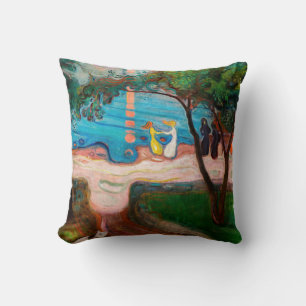 Edvard Munch - Dance on the Beach Cushion