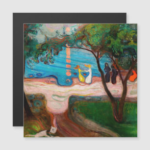 Edvard Munch - Dance on the Beach Magnetic Card
