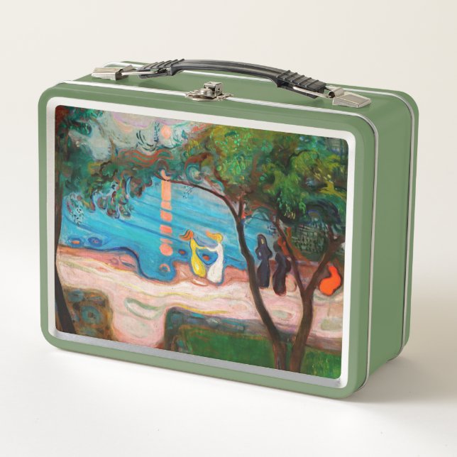 Edvard Munch - Dance on the Beach Metal Lunch Box (Front)