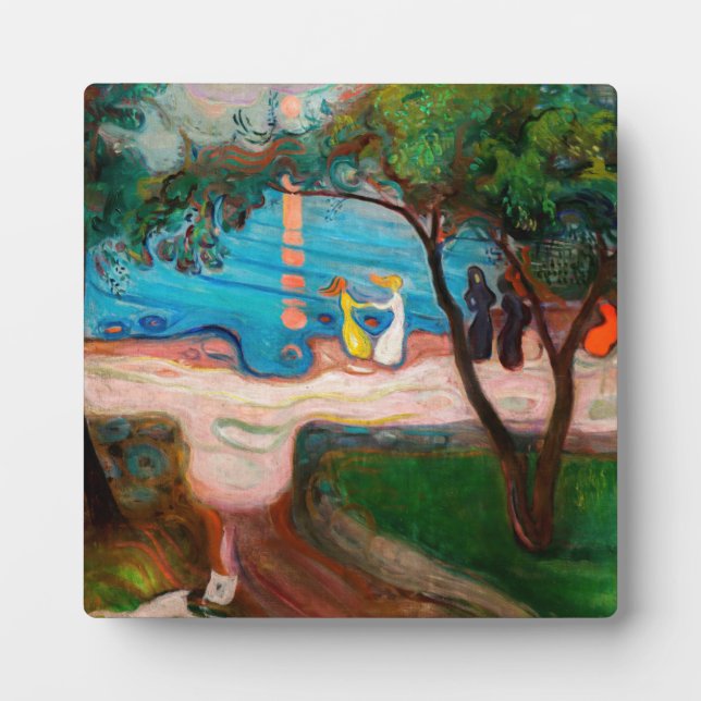 Edvard Munch - Dance on the Beach Plaque (Front)