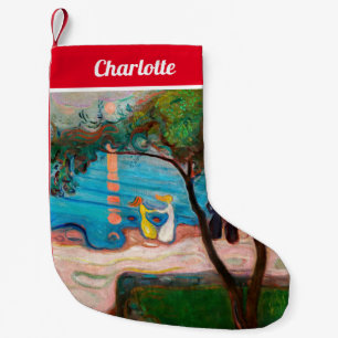 Edvard Munch - Dance on the Beach Small Christmas Stocking