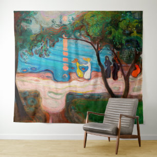 Edvard Munch - Dance on the Beach Tapestry