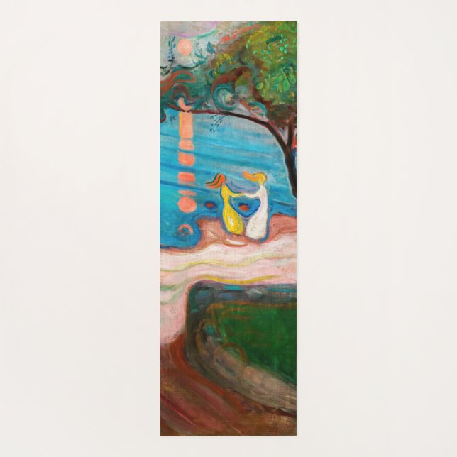 Edvard Munch - Dance on the Beach Yoga Mat (Back)