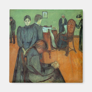 Edvard Munch - Death In The Sickroom 1895 Magnet