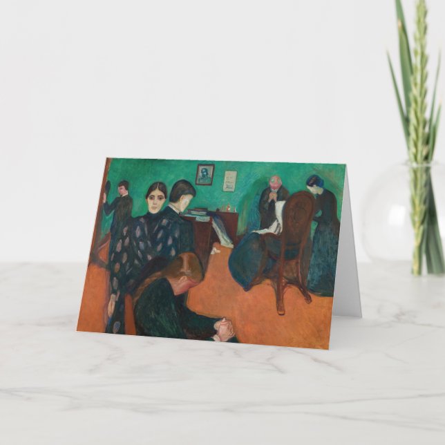 Edvard Munch - Death in the Sickroom v1 Card (Front)