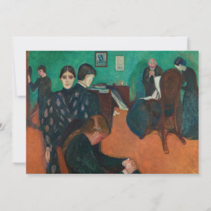Edvard Munch - Death in the Sickroom v1 Invitation