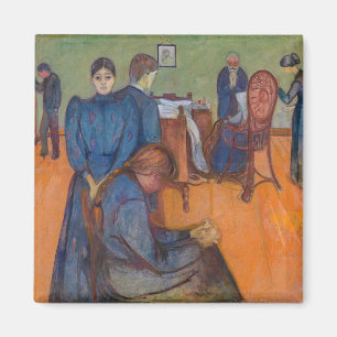 Edvard Munch - Death in the Sickroom v2 Magnet