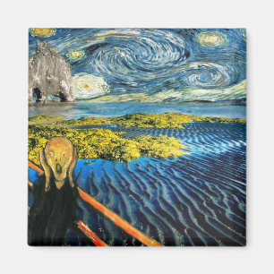 Edvard Munch - Edvard Meets Vincent Magnet