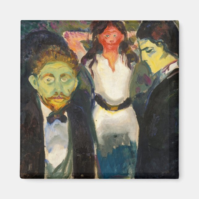 Edvard Munch - Jealousy Magnet (Front)