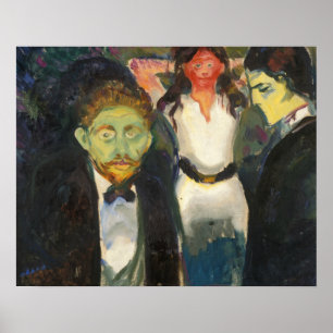 Edvard Munch - Jealousy Poster