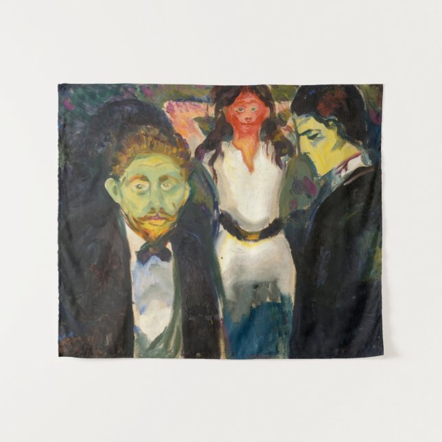 Edvard Munch - Jealousy Tapestry (Front (Horizontal))