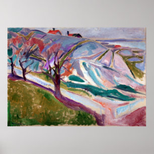 Edvard Munch Landscape, Kragerø Poster