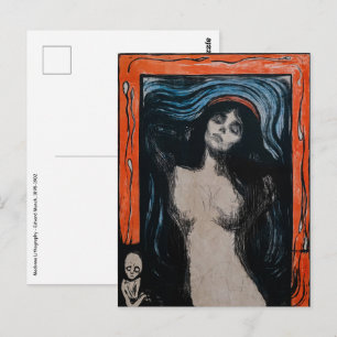 Edvard Munch - Madonna Lithography Postcard