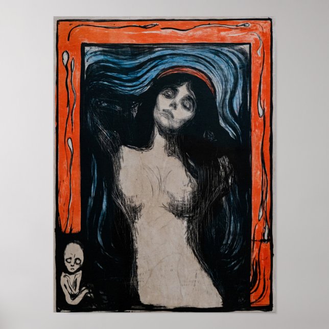 Edvard Munch - Madonna Lithography Poster (Front)