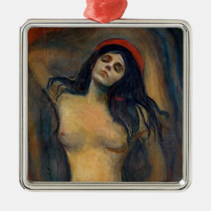 Edvard Munch - Madonna Metal Ornament