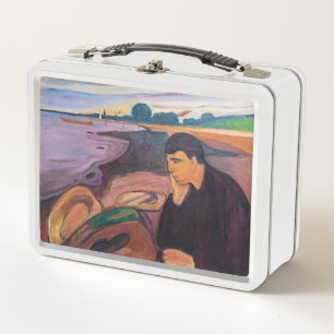 Edvard Munch - Melancholy 1894 Metal Lunch Box