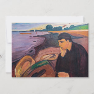 Edvard Munch - Melancholy 1894 Thank You Card
