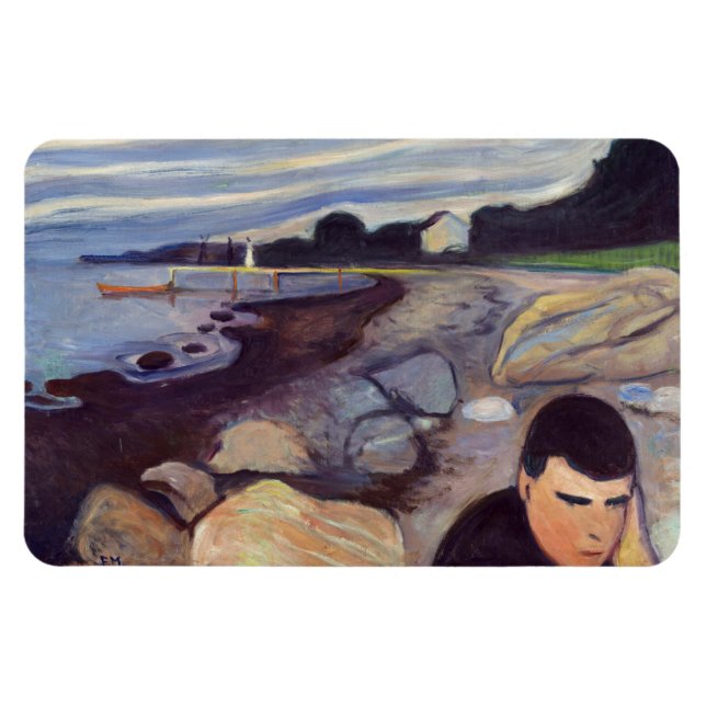Edvard Munch - Melancholy Magnet (Horizontal)