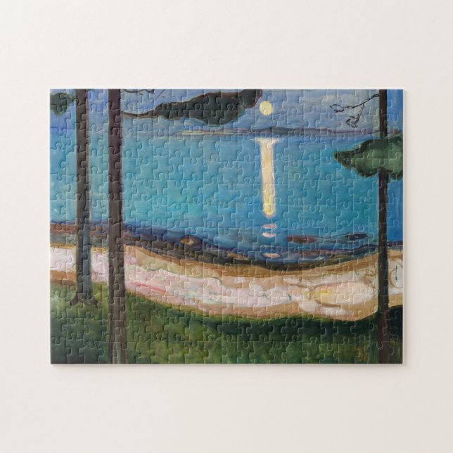 Edvard Munch - Moonlight Jigsaw Puzzle (Horizontal)