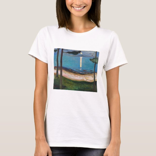 Edvard Munch - Moonlight T-Shirt (Front)