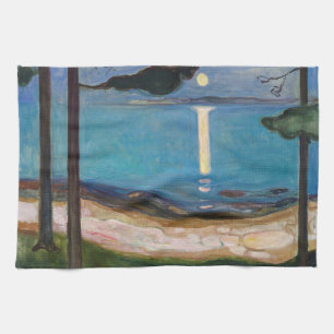 Edvard Munch - Moonlight Tea Towel