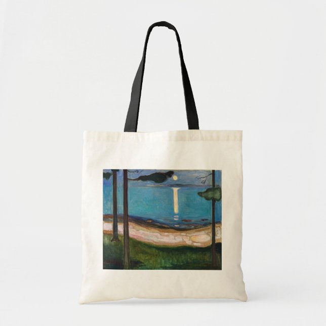Edvard Munch - Moonlight Tote Bag (Front)