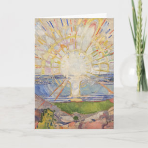 Edvard Munch Mural Painting The Sun (Solen) (1911) Card