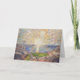 Edvard Munch Mural Painting The Sun (Solen) (1911) Card