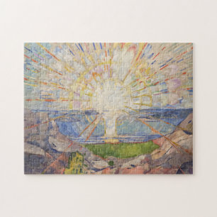 Edvard Munch Mural Painting The Sun (Solen) (1911) Jigsaw Puzzle