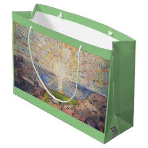 Edvard Munch Mural Painting The Sun (Solen) (1911) Large Gift Bag