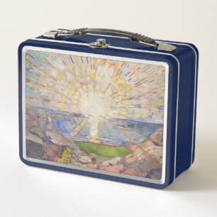Edvard Munch Mural Painting The Sun (Solen) (1911) Metal Lunch Box