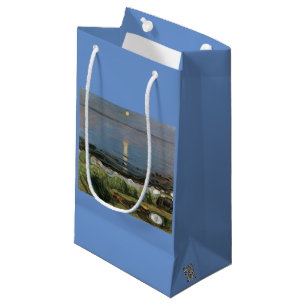 Edvard Munch Painting, Summer Night by the Beach Small Gift Bag