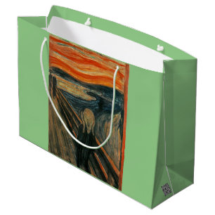 Edvard Munch Painting The Scream (Skrik) 1893 Large Gift Bag