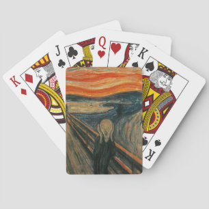 Edvard Munch Painting The Scream (Skrik) 1893 Playing Cards