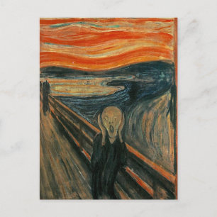 Edvard Munch Painting The Scream (Skrik) 1893 Postcard