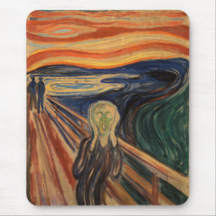 Edvard Munch Painting The Scream (Skrik) 1910 Mouse Pad