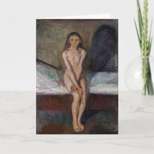 Edvard Munch - Puberty Card