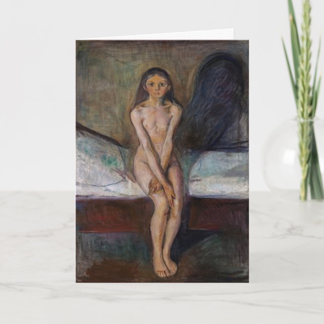 Edvard Munch - Puberty Card (Front)