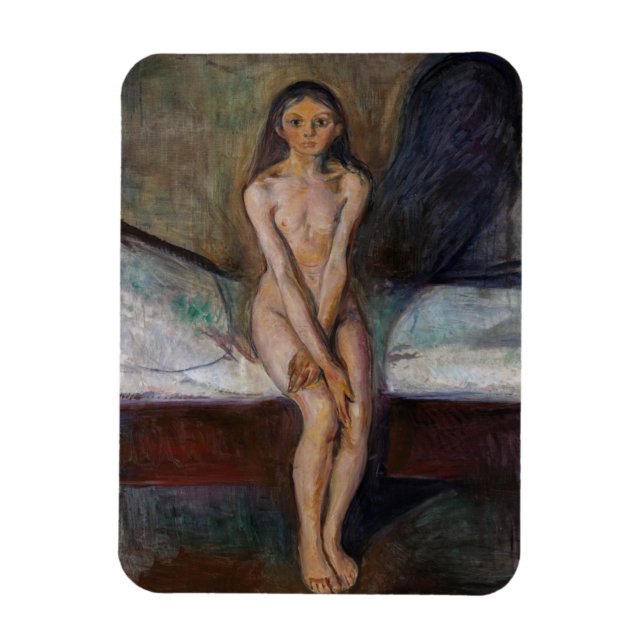 Edvard Munch - Puberty Magnet (Vertical)