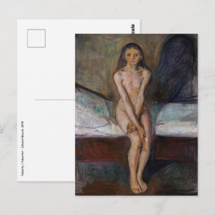 Edvard Munch - Puberty Postcard
